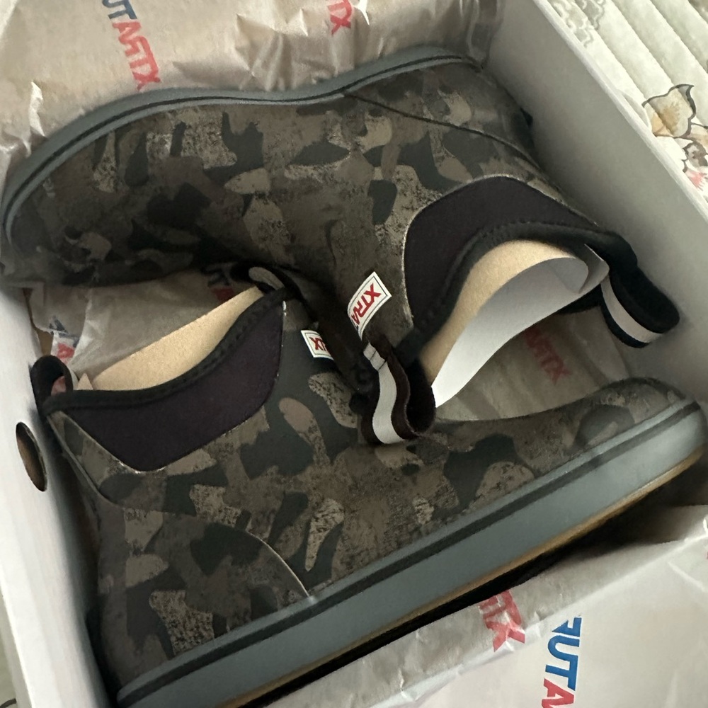 XTRATUF Black Camouflage Deck Boots